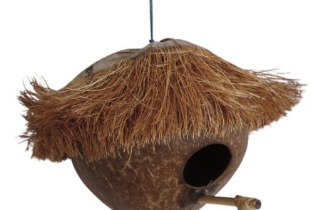 vogelhuisje kokosnoot