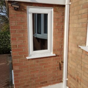 White Casement Window