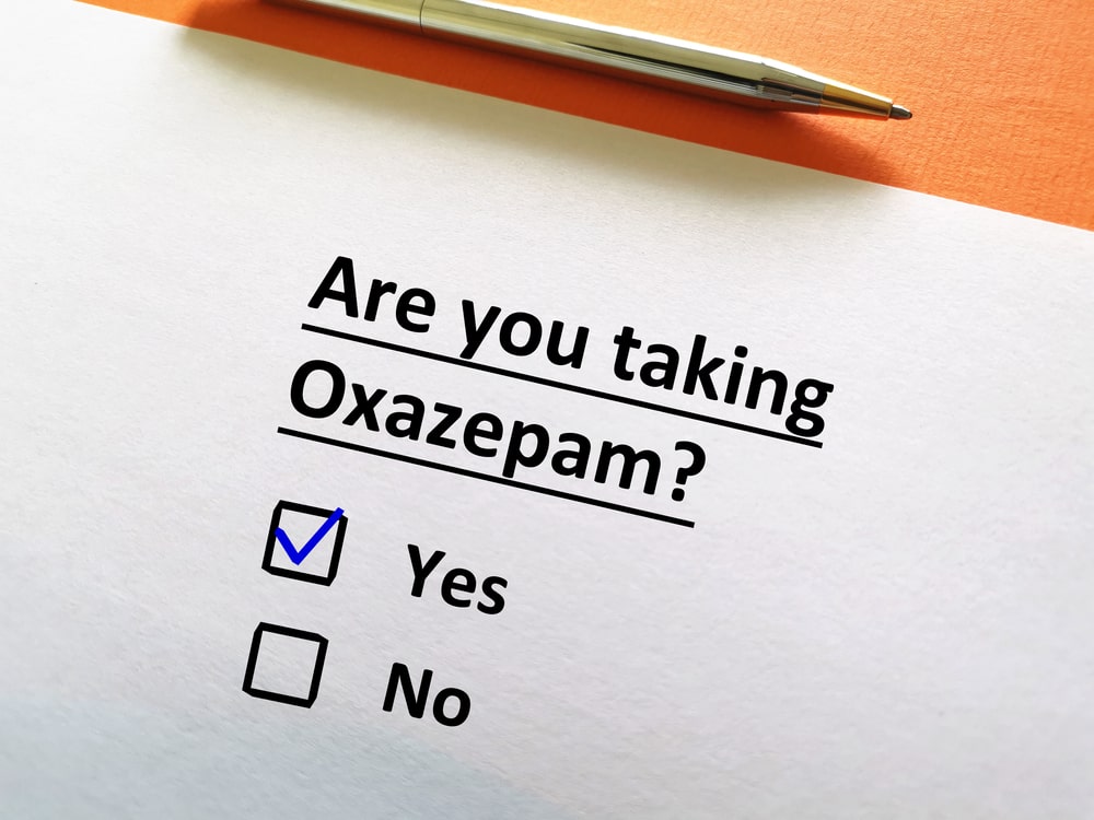 oxazepam gebruiken