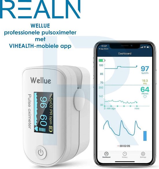 WELLUE Professionele Saturatiemeter