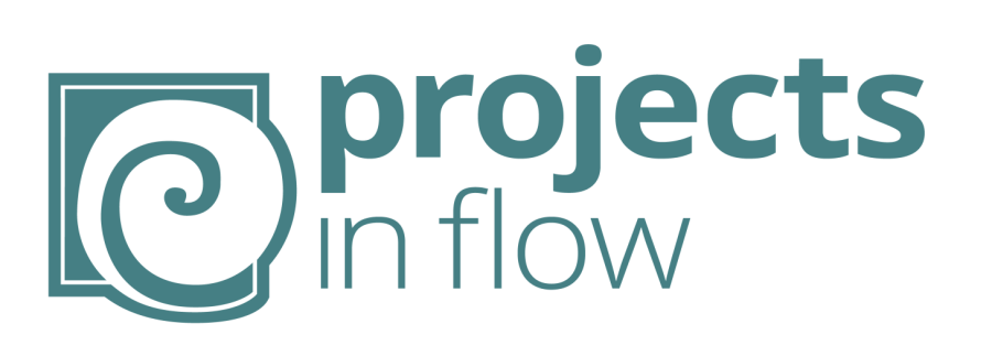 Logo Projects in flow grün
