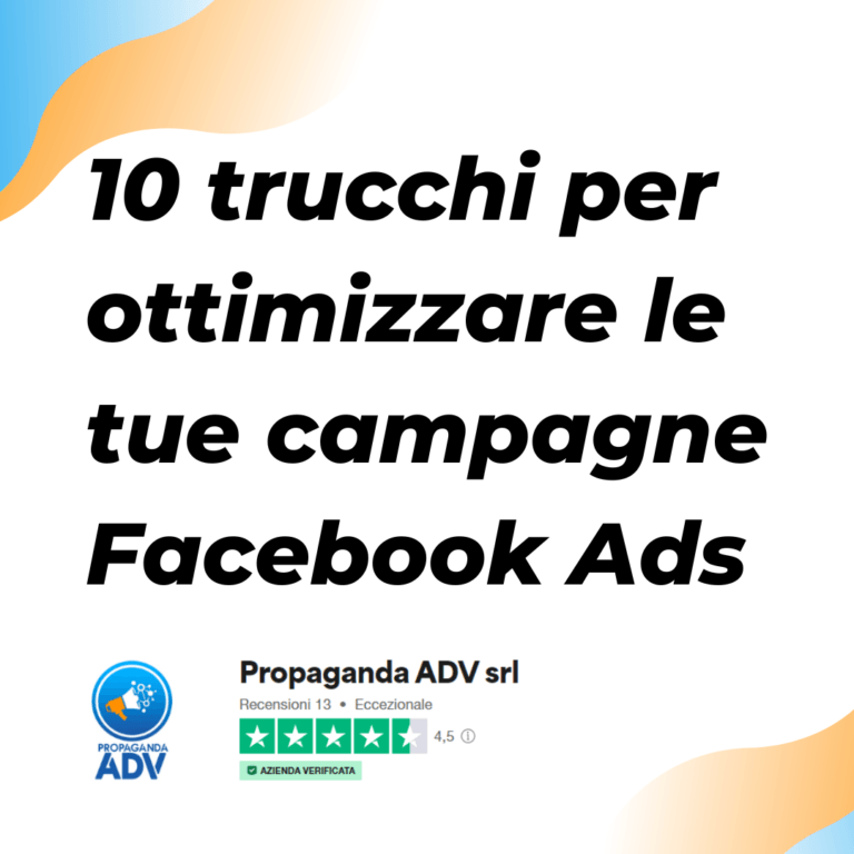 10 trucchi IMPERDIBILI nel 2023 per ottimizzare le tue campagne Facebook Ads per ottenere più conversioni dai tuoi annunci. Leggili qui.