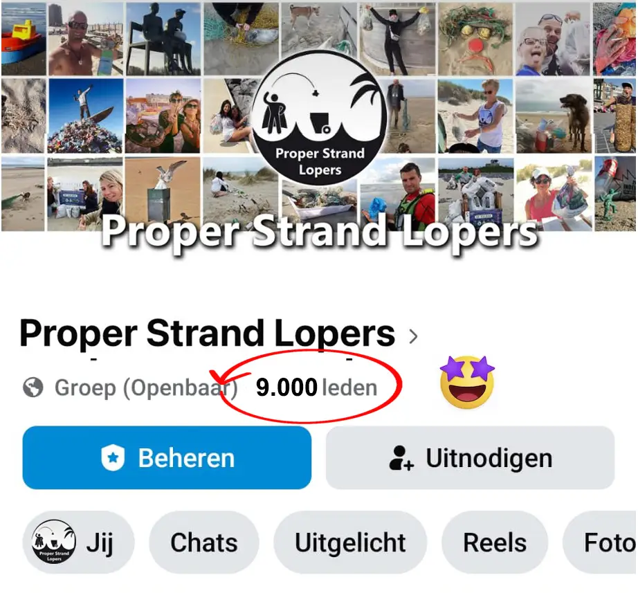 9000 leden!