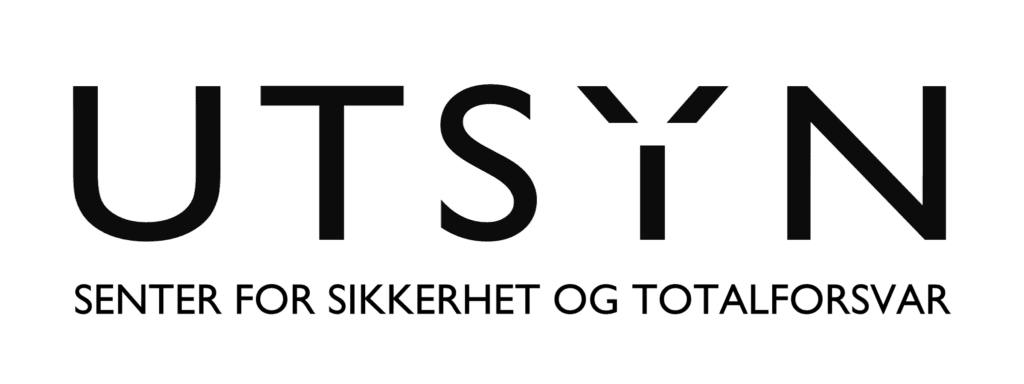 UTSYN - SENTER FOR SIKKERHET OG TOTALFORSVAR - logo med lenke til forsiden.