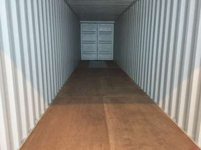 40 fods container hc dobbeltdør indefra