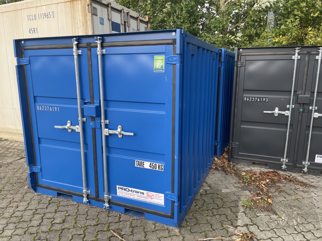 6 fods lagercontainer til salg eller leje fra PRO-trans produceret af CONTAINEX