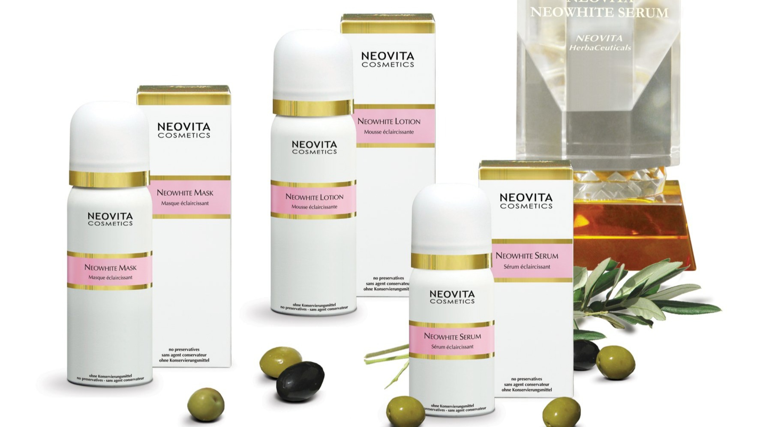 Serie - Neowhite Neovita produkter Provstgaard Beauty House Køge