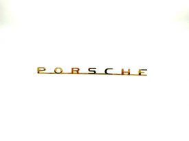 Badge / Emblem Porsche (Gold) 5 studs, 254mm - 356B T5