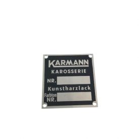Badge / Emblem Chassis & Paint for Karmann Built Models