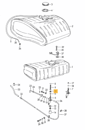 Fuel Tap Petcock Filter Screen Retaining Nut  - 356A 356B 356C - Image 2