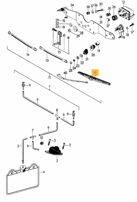Wiper Blade - 356A, 356B T5 Coupe, Cabriolet, Roadster - Image 2