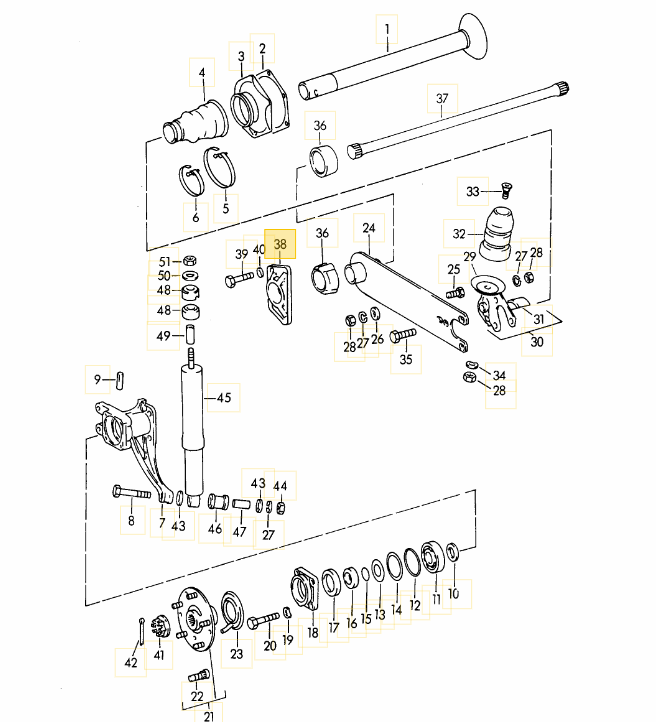 Torsion Bar (Rear, Closed) Cover - 356C - Image 2
