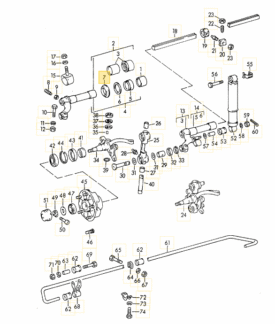 Axle, Front Suspension / Swing Arm Seal, Rubber Gasket - 356A 356B 356C - Image 2