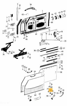 Window Winder / Crank Handle Spring - all 356 - Image 2