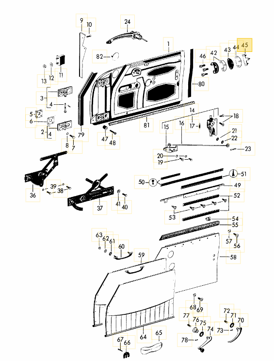 Door Striker Plate, Threaded - 356AT2, 356B, 356C - Image 3