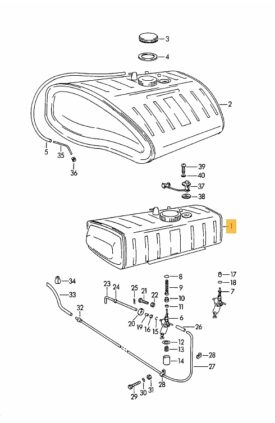 Fuel Level Sender Aluminium Washer - all 356 - Image 2