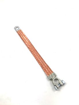 Battery Earth / Ground Strap, (340mm) Woven Copper - 356, 356A, 356B T5