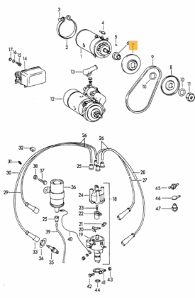 Dynamo / Generator Pulley (Inner) - all 356 - Image 3