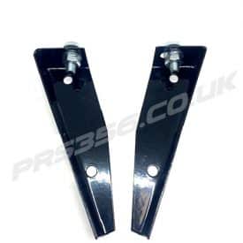 Licence / Number Plate Brackets (Front), (Black) with Fixings - all 356
