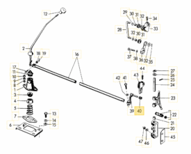 Gear Change / Shifter Linkage Sliding Bush (PLASTIC) For Monkey Motion - 356A - Image 2