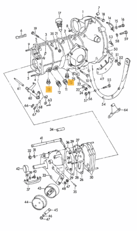 Engine, Crankcase Oil Drain / Sump Plug - all 356 - Image 3