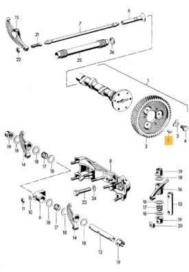 Camshaft Dowel pin - all 356 - Image 2