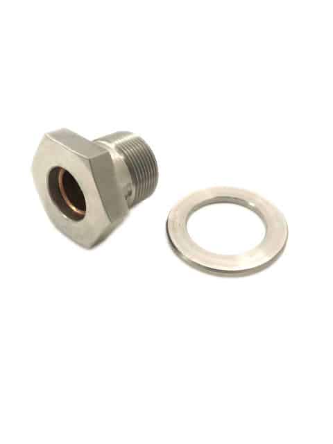 Flywheel Gland Nut and Washer - all 356