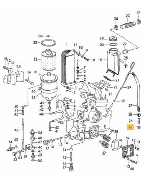 Cylinder Head Rubber Sleeve/ Grommet -  all 356 - Image 3