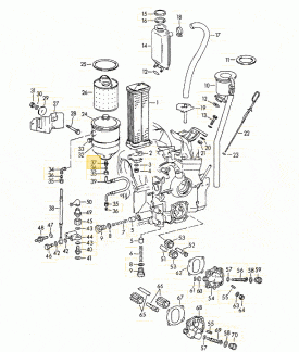 Oil Filter Canister & Engine Case, Oil Line Threaded Socket - 356A 356B 356C - Image 7