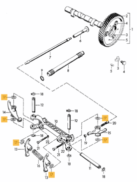 Rocker Arm Spacer, 0.5 mm  - all 356 - Image 2