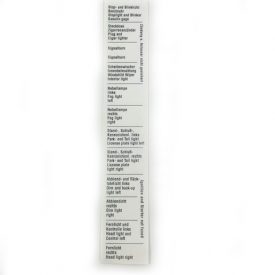Decal / Sticker,  Fuse Box Label - 356, 356A