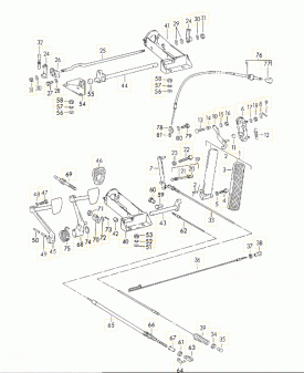 Pedal Box, Right Hand Drive Conversion Kit, RHD - all 356 - Image 3