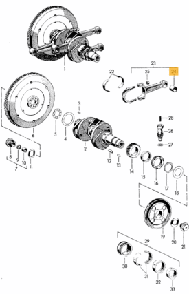 Connecting Rod Wrist Pin Bushing - all 356 - Image 3