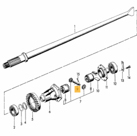 Differential Pinion Shaft (used) - all 356. - Image 2