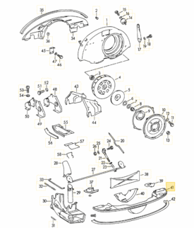 Engine Tinware / Cover Plate (Engine to Body) - 356A 356B 356C - Image 5