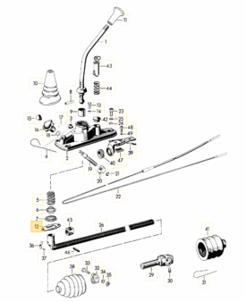 Gear Change / Shifter Stop Plate - 356B,  356C - Image 2