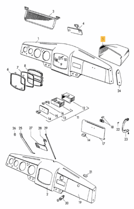 Glove Box Insert - 356 PreA - Image 2