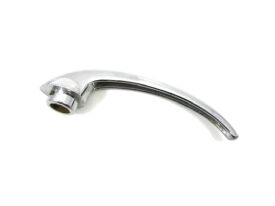 Door Handle, Inner. Chrome Double-Ribbed - 356Pre-A, 356A T1  