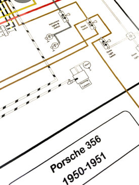 Wiring Diagram, 1950-1951 356 PreA  (With Rotary Switches)