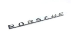 Badge / Emblem, Porsche (Silver) (215mm) 7 studs - 356