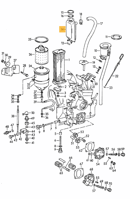 Oil Filler / Tank / Breather (Used) - Industrial Engine, Good for conversion from Early to late - Image 3