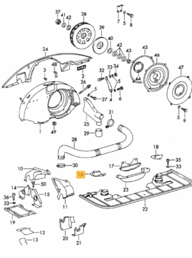 Engine Tinware, Under Fuel Pump (with Captive Nut) - 912 - Image 3