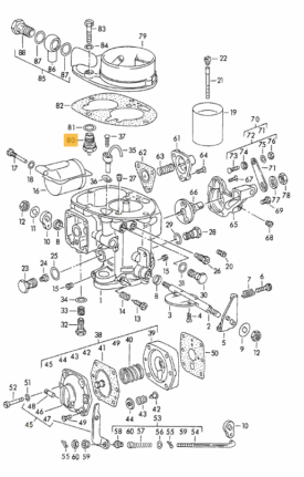 Carburettor, Needle Valve 2.00 - Solex 40PBIC - Image 2