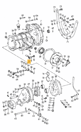 Gearbox / Transmission, Oil Deflect Baffle Plate - Image 2