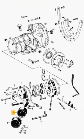 Gearbox / Transmission, Front Mount Rubber for all Dual Mount Transmissions - 356A, 356B, 356C - Image 2