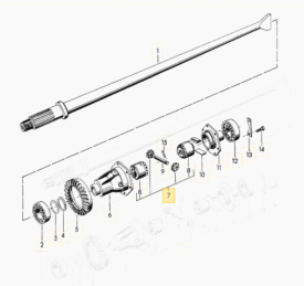 Gearbox / Transmission, Differential Spider / Pinion Gear (USED) - Image 2