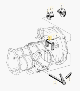 Clutch Release Fork - 356B 356C - Image 2