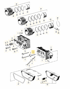 Valve Guide, Inlet / Exhaust, First Oversize  - 356B, 356C - Image 2