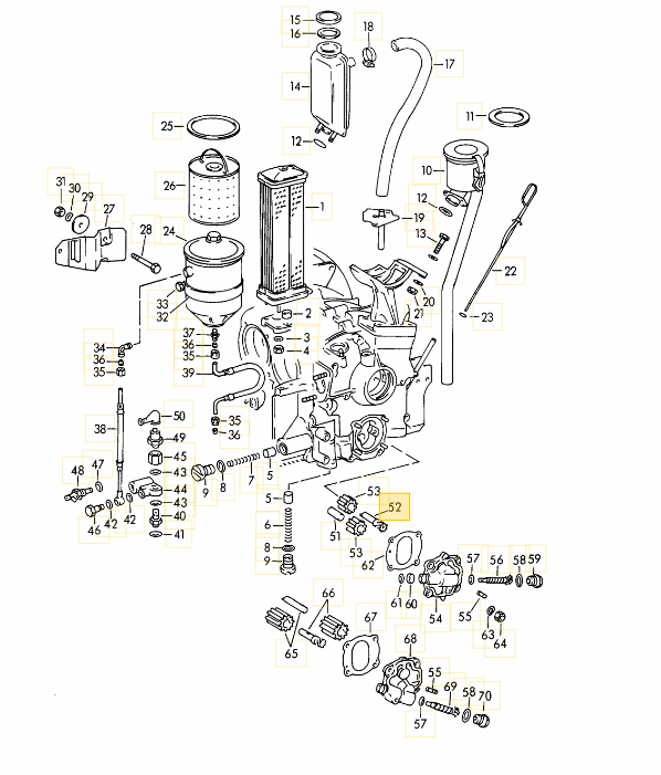 Oil Pump (Small), Drive Shaft (Used) - 356, 356A, 356B T5 - Image 3