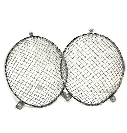 Headlight Stone Guard Wire Mesh Grilles with Tenax Fasteners (Pair) (Used Original) - Image 2